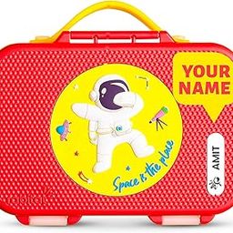 rabitat MUNCHBEE-Personalized Bento Lunch Box Shyguy - 2 Years Brand Warranty | Lunch Box for Kids | Tiffin Box for Kids | Tiffin Box for School-image-96