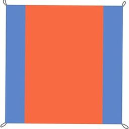 HEAVENGLOW Sun Shade Sail Canopy Resistant for Yard Lawn Backyard Blue Orange-image-10