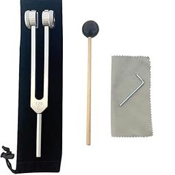Otto 128 hz Tuning Fork Medical Weighted Biosonics Tuning Forks for Healing 128 hertz Sonic Slider Diapason Medical Tuning Fork C128 F Sharp Tuning Fork 128HZ-20