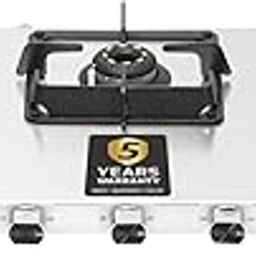 Sunflame 3 Burner Ultra-Slim Stainless Steel Gas Stove 77 cm Wide | Forged Brass Burners | 5-Year Coverage on Burners, SS Body & Valve by Sunflame | Auto Ignition | Pan Support with Flame Guard-image-42
