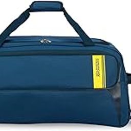 Polyester 65 Cms Travel Wheel Duffle Carry-On Luggage (Blue), 32 Centimeters-15