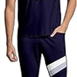 Men Polyester Tracksuit (FM_F32_PAIR_NAVYBLUE_L_PT)-image-83