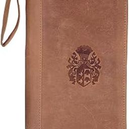 Style Shoes Black Smart and Stylish Leather Passport Holder-43