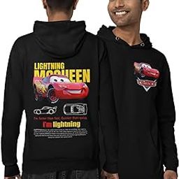 McQueenSupercars Collection Printed Graphic Hoodie for Men and Women-image-23