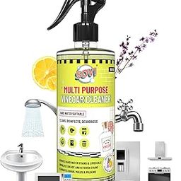 SOVI Eco-friendly Vinegar Multi-Purpose Cleaner, Hard Water Stain Remover & Degreaser, Tough Limescale Remover, Pet Odour Remover, The Clean Scent - 500 ml (Pack of 1)-image-53