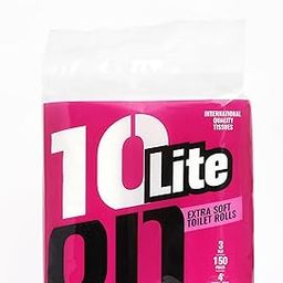 10on Lite, 3 Ply Toilet Paper Tissue Roll, Soft, Clog free and Highly absorbent – 4 Rolls (150 Pulls Per Roll, Total 600 Pulls)-image-10