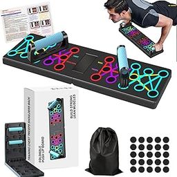 12 in-1 Push Up Board, Necomi Press Up Board for Home Gym, Foldable Pushup Board Portable Strength Training Equipment, Multi-function Fitness Workout-image-31