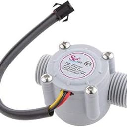 UJEAVETTE 1/2" Threads Water Flow Sensor Flowmeter Hall Water Control 1-30L/min 1.2MPa-image-5