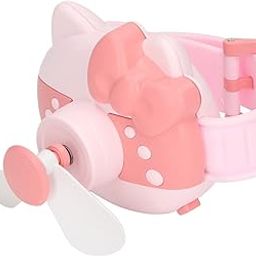 JAQS USB Wrist Fan Outdoor Girls Cartoon Soft Rubber Watch Fan (Pink)-picture-13