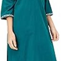 Women's Cotton Blend Solid Regular Kurta Set-image-79