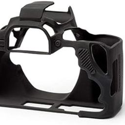Camera Silicone body Protective Camera Case Cover Compatible with Canon 200D (Black)-image-38