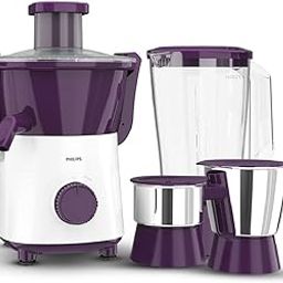 PHILIPS Hl7568/01 500 Watts Juicer Mixer Grinder With 3 Jars And Xl Feeding Tube, Quick And Easy Assembly-11