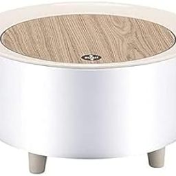 Jukkre Mini Dustbin With Lid For Tabletop, Desk Tiny Garbage Can For Office, Bathroom, Bedroom, Makeup Waste, Manual-Lift, White 2 ltr-image-123