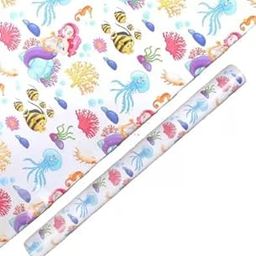 Skywalk Colorful Gift Wrapping Paper Sheets Set of 25 (Size-19.5 x 29.5), Perfect for Wrapping kids Gifts-image-67