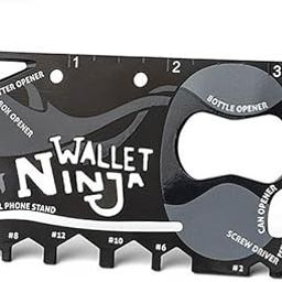 Right Gear Wallet Ninja 18-in-1 Survival Tool Kit Multifunction Useful & Credit Card Style.-21