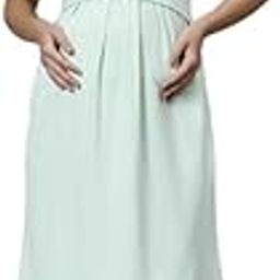 Maternity Dresses for Women Cotton | Stretchable Zipless Feeding Loungewear Kurta with Side Pockets in Knitted Hosiery for Pre & Post Partum-image-70