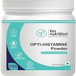 FM Nutrition Opti-Histamine, Natural Histamine Stabiliser Supplement with NAC and Vitamin C, Veg, 200g, 20 Servings-image-96