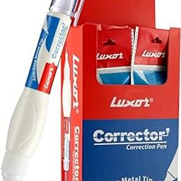 Luxor 1450 Corrector Correction Pen-Box Of 10|White-picture-13