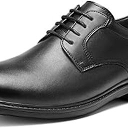 Men's Oxford Shoes Lace Up Dress Shoes Classic Round Toe Formal Shoes for Men-picture-2