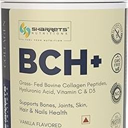 Sharrets BCH+ Vanilla flavored 200g - Bovine Collagen Powder Supplement with Hyaluronic Acid, Vitamin C & D: Skin, Joint & Bone Support.-image-71