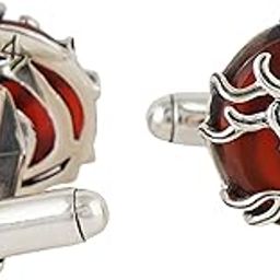 Jewellery 925 Sterling Silver Tree of Life Cufflinks in Red Onyx for Men (Gift for Him) (Christmas Gifts) Valentines Day Gifts-image-75