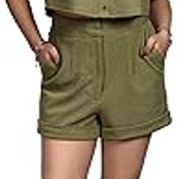 Women's Solid Textured Boxy Half Sleeve Shirt with Shorts Set | Effortless Style: Boxy Shirt and Shorts Co ord Sets for Women-image-59
