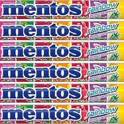Mentos Chewy Mint Candy Roll, Rainbow Flavour Pack Of 6, (6x29g)-image-51