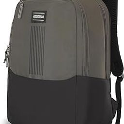 New Bounce Style 01, 27L Volume College Backpack with Front Organizer and Spacious Interiors for Men & Women - Black-image-95