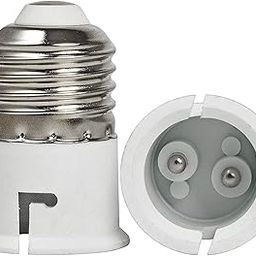 White E27 to B22 Screw Base Socket Lamp Holder | Adapter Light Bulb (Pack of 2)-12