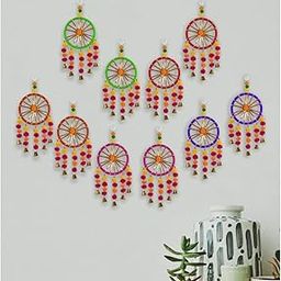 Plastic Diwali&Festive Decor: Marigold Strings, Artificial Garlands, Floral Torans,&Hanging Designs For Home, Wall, Door Backdrops|Pack Of 10 Pcs-image-90