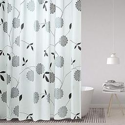 HOMELEE DEKOR 7 feet Eco Friendly 100% PEVA Heavier Quality Waterproof Shower Curtains with 12 Hooks | Bathroom | Bathtub | Window | Curtain Restroom | Easy Installation | Slide Home Decor |180x210 Cm-image-38