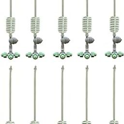 50pcs Premium Irrigation 4 Way Fogger System Set | Misting Fog, Mist Cooling System for Garden, Greenhouses, Balcony, Poultry Farm, Stable, Shed & Patio - Pack of 50pcs-16