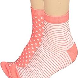 Lycra Plain Women's Assorted Ankle Length Socks Pack Of 2-image-21