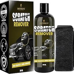 Unitedlys Premium Car Scratch Remover Kit with Microfiber Cloth 200ML|Buff Out Minor Scratch Remover for Bikes & Cars|Fix Them Fast and Restore Shine|Say Goodbye to Minor Scratches, black-picture-28