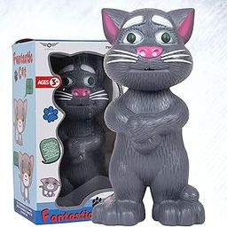 ADIMAC Talking Tom Toy for Kids Interactive Educational Fun Plush Sound Effects for Boys and Girls-23