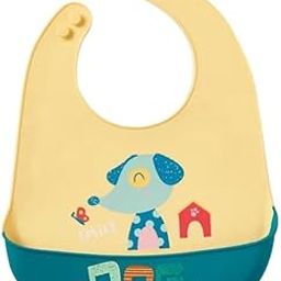 The Cheeky Kidzz Baby Silicone Feeding Bib With Adjustable Strap Waterproof Easy Stain Proof No Bad Odour | BPA Free/Soft Material Bibs with Tray/Food Catcher 6 Months To 2 Years-20