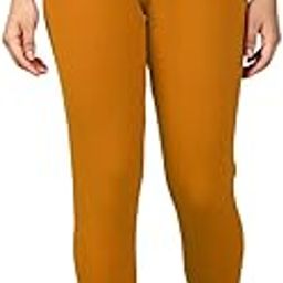 by Lux Cozi Solid Premium Cotton Lycra Leggings for Women | Regular Fit Elastic Waist Full Length Women Leggings | Free Size-image-14