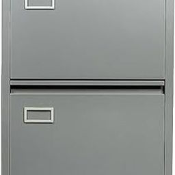 TUFFERONE 2 Drawer Durable Metal Office File Cabinet Drawer - Secure Storage Solution for Documents and Files (Powder Coated -Grey)_ Net Capicity: 203 L& Gross: 205 L-image-18