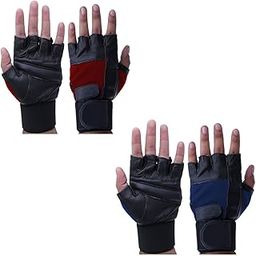 JMO27Deals Gym Gloves/Sports Gloves/Fitness Gloves/Training Gloves/Exercise Gloves/Weight Lifting Gym & Fitness Gloves (Set of 2)-image-50