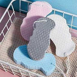Sponge Soft Cute Shapes Exfoliating for Gentle Cleansing Kids Men White|Health & Beauty | Bath & Body | Bath Sponges Reusable Dead Skin Remover for Body, for Adult, Kids(Multicolor)(Pack of 1)-image-12