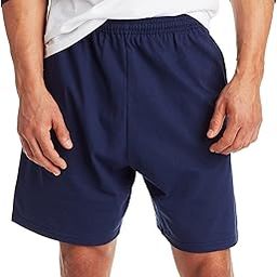 Men's Jersey Short with Pockets, Navy, Large-image-13