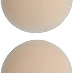 Waterproof Stick-on Silicone Peel and Stick Strapless Bra Petals Pad for Girl's (Skin) (2 Pair)-10