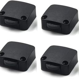 Cupboard Door Plastic Auto ON/Off Light Control Switch for Wardrobe Cupboard Sliding Switch Color black Set of 2-image-60