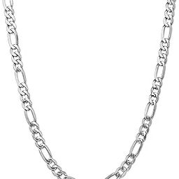 Chain for Men boys Jewellery Stainless Steel Valentine Long Gents Platinum Necklace Silver for Men Boys Stylish-picture-30