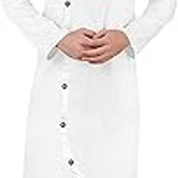 Mens Cross Kurta Dhoti Set In Cotton-image-20