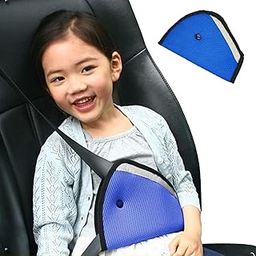 Safe-O-Kid® Car Safety Seat Belt Holder - Secure Seat Belt Keeper for Car Seat, Prevents Strap Twisting, Protects Neck, and Safeguards Kids from Car Belt Discomfort, Blue, Pack of - 1-image-78