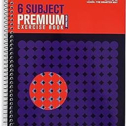 Luxor 6-Subject Spiral Hard Bound Notebook - (18 x 24 cm), 300 Pages, Focus Design, Compact & Perfect for Notes-image-35