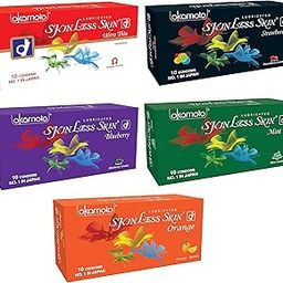 OKAMOTO Skinless Skin Condoms-Ultra Thin,Strawberry 1350s And Multi-Flavouredted(,Japan)5 X 10S(No.1 In Japan)-picture-24