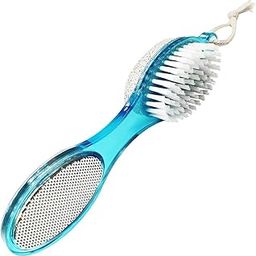 Premium 4 in 1 Multi-Use Foot Care File, Brush, Pumice, Scrubber, Exfoliator, Callus Remover, Pedicure & Manicure Paddle, Pumice Stone, For use of Feet, Hand, Toes, Nails Cleaning Brush Brush Multi Use Cleanse,Scrub,Buff For Feet Scrubber & Tool, Cleanse, Buff, use Feet, Hand, Toes, Nails-1