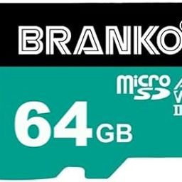 BRANKO | V30 A2 Micro SD Card | Upto Read Speed 130 MB/s/Write Speed 90 MB/s | Memory Card for 4K Video on Drone, Action Cams,Smartphone, Tablets, WiFi cemra and Drones (64 GB)-79